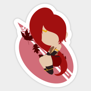 autumn's shield Sticker